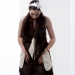 complet fur and brocade