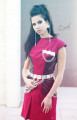 Dress with Bižu Nova jewelry