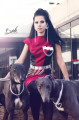 Dress with Bižu Nova jewelry