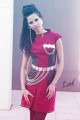 Dress with Bižu Nova jewelry