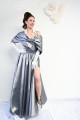 P557 - VIP silver - mini + maxi sukně s mašlí, vel: S - XL
