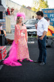 VIP dress PINK & ORANGE - vel. S - XL