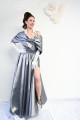 P557 - VIP silver - mini + maxi sukně s mašlí, vel: S - XL