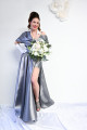 P557 - VIP silver - mini + maxi sukně s mašlí, vel: S - XL